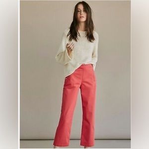 Massimo Dutti Orange-coral pants.